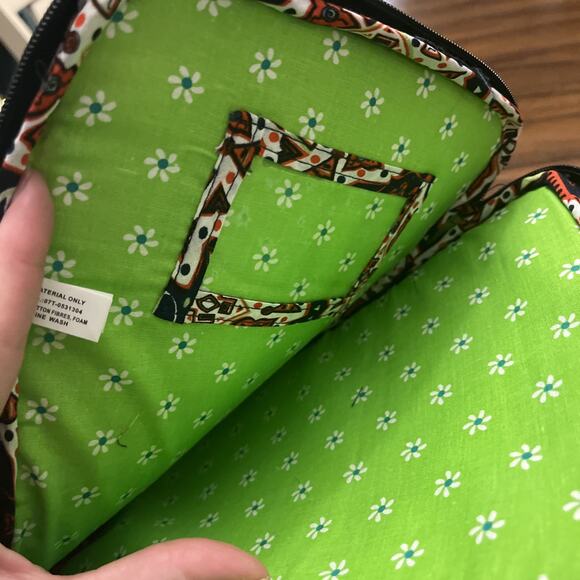 Padded Case Sleeve For Tablet Or E-Reader 8” x 10” Fabric Boho Chic Zipper Close - Picture 4 of 8